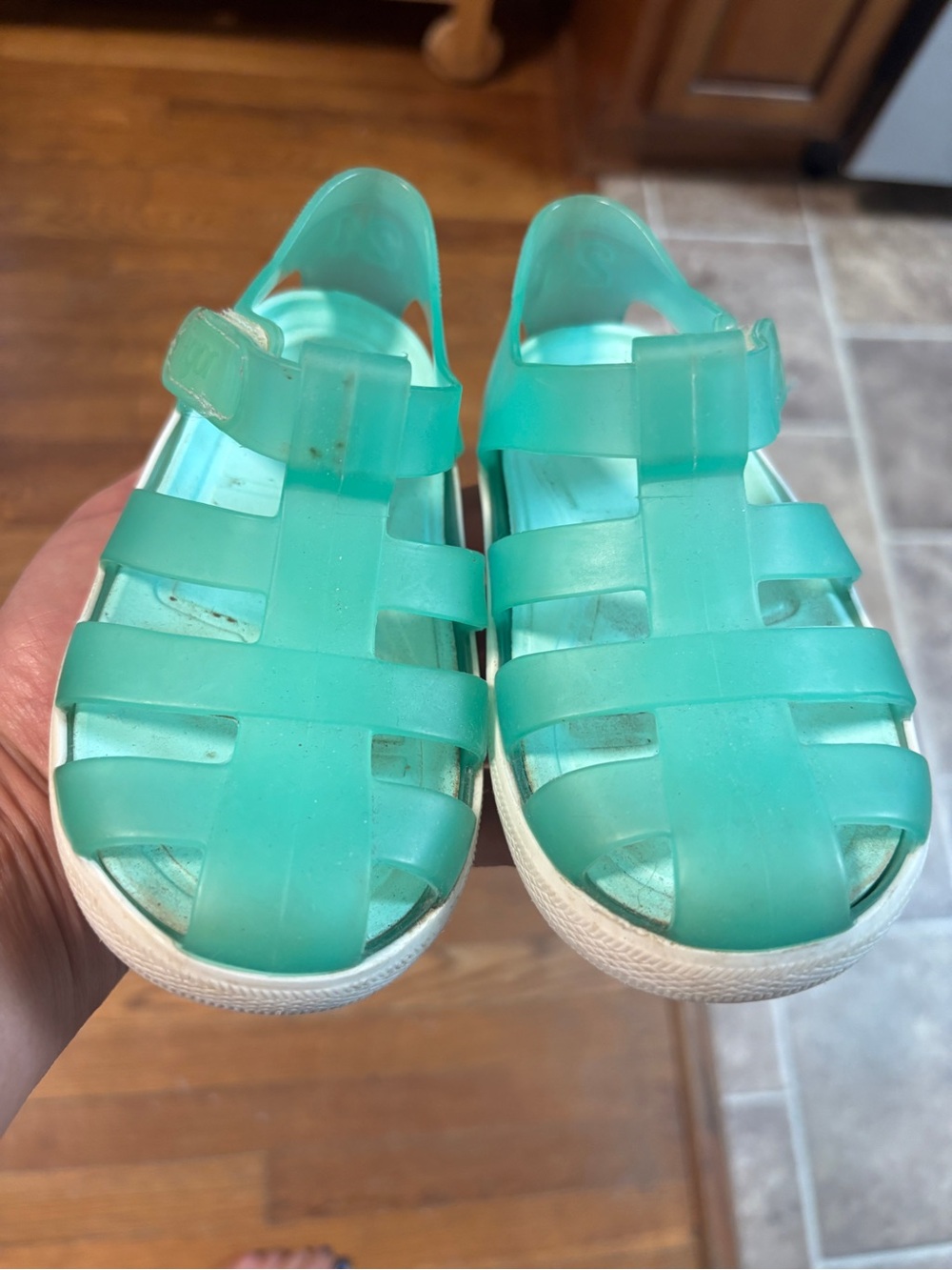 Igor Teal/Turquoise Jelly Sandals for Kids